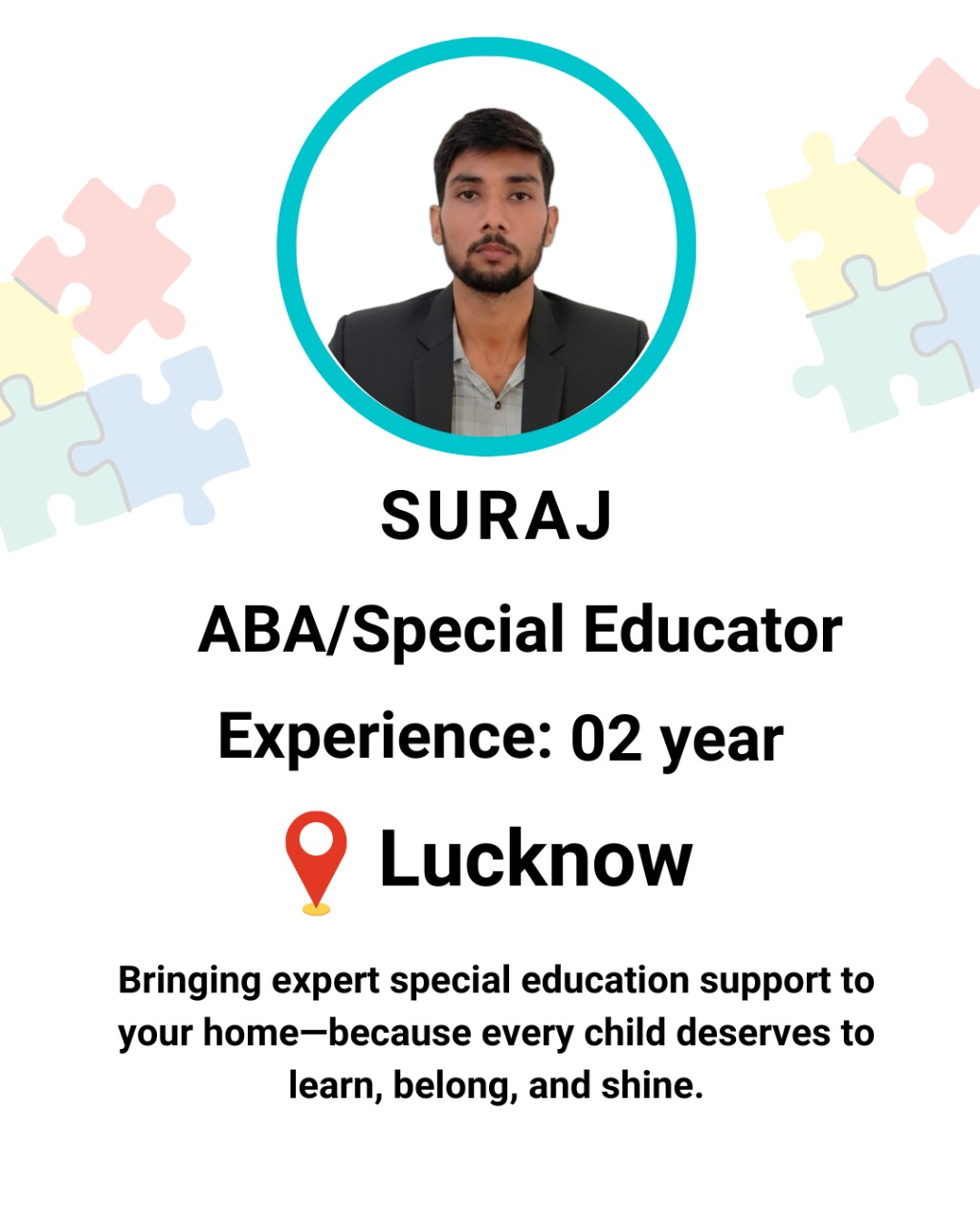 Suraj Shukla - Special Educator